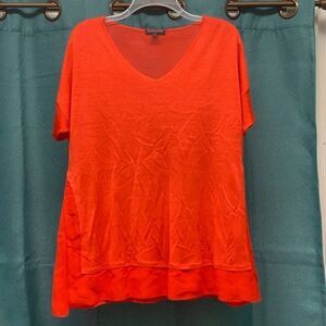 Eileen Fisher 100% Silk Blouse Size PM